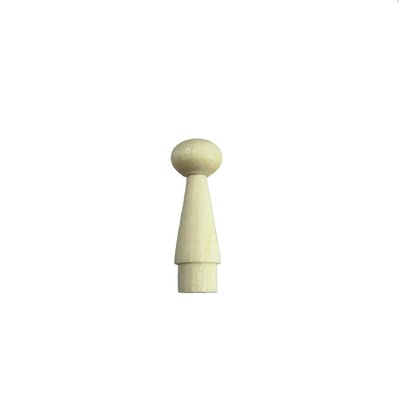 Крючок мебельный D-13mm, L-43mm (осина)(10 шт)