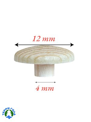 Заглушка с посадочным местом D-4/12mm (20 шт.) под конфирмат