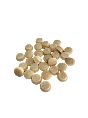 Заглушка с посадочным местом D-10mm (20 шт.) осина