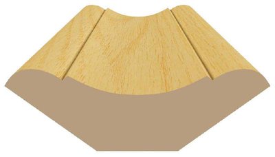 Плинтус "35 фигурный" Длина 2,5 м