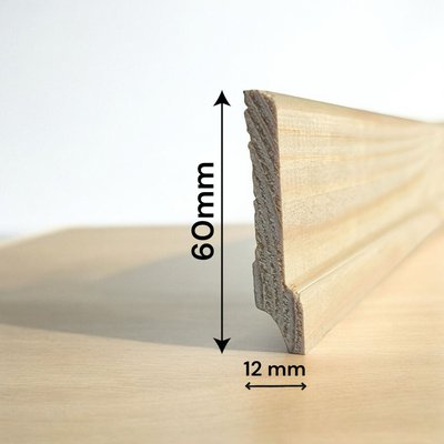 Плинтус "60 евро" Длина 2,5 м