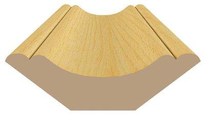 Плинтус "45 универсальный" Длина 2,5м