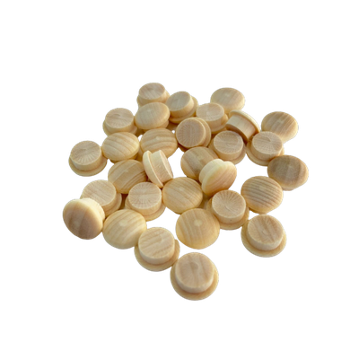 Заглушка с посадочным местом D-8mm (100 шт.) осина