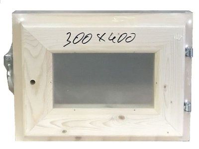 Окно (форточка) 2 стекла с фурнитурой 300*400