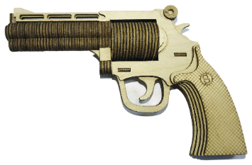 Пистолет  "Револьвер" (фанера)