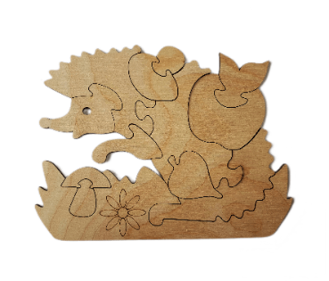 Пазлы "ёжик"