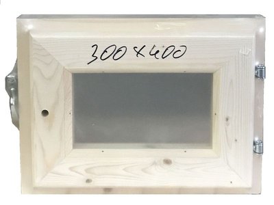 Окно (форточка) 2 стекла с фурнитурой 300*400